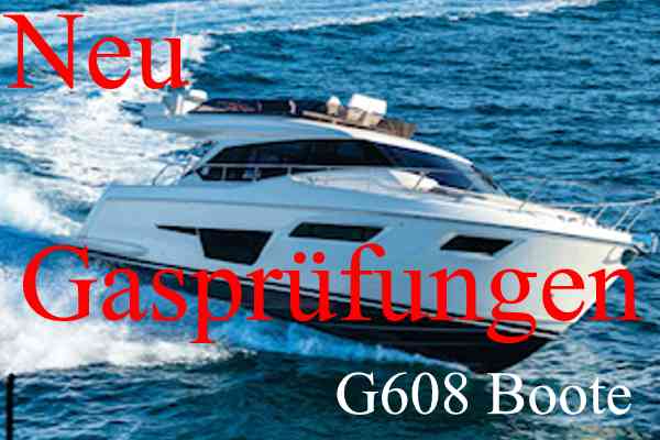 Gasprüfung Boote Gasprüfung Boote